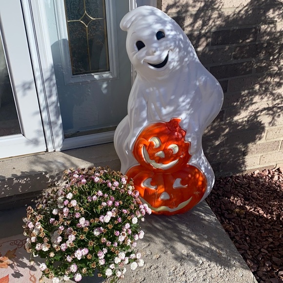 Ghost and Pumpkin Blow Mold